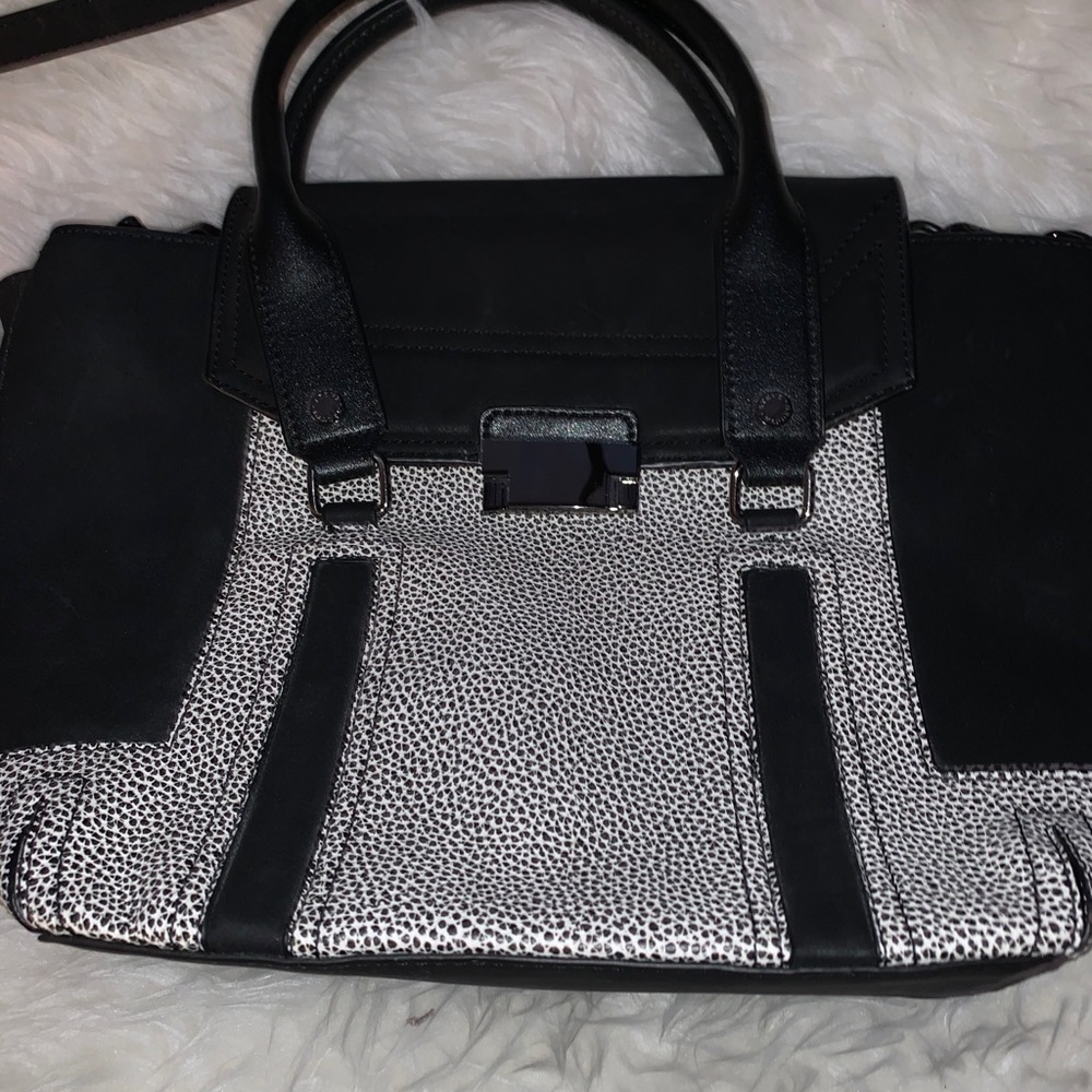 Steve Madden Black and White Shoulder Bag
